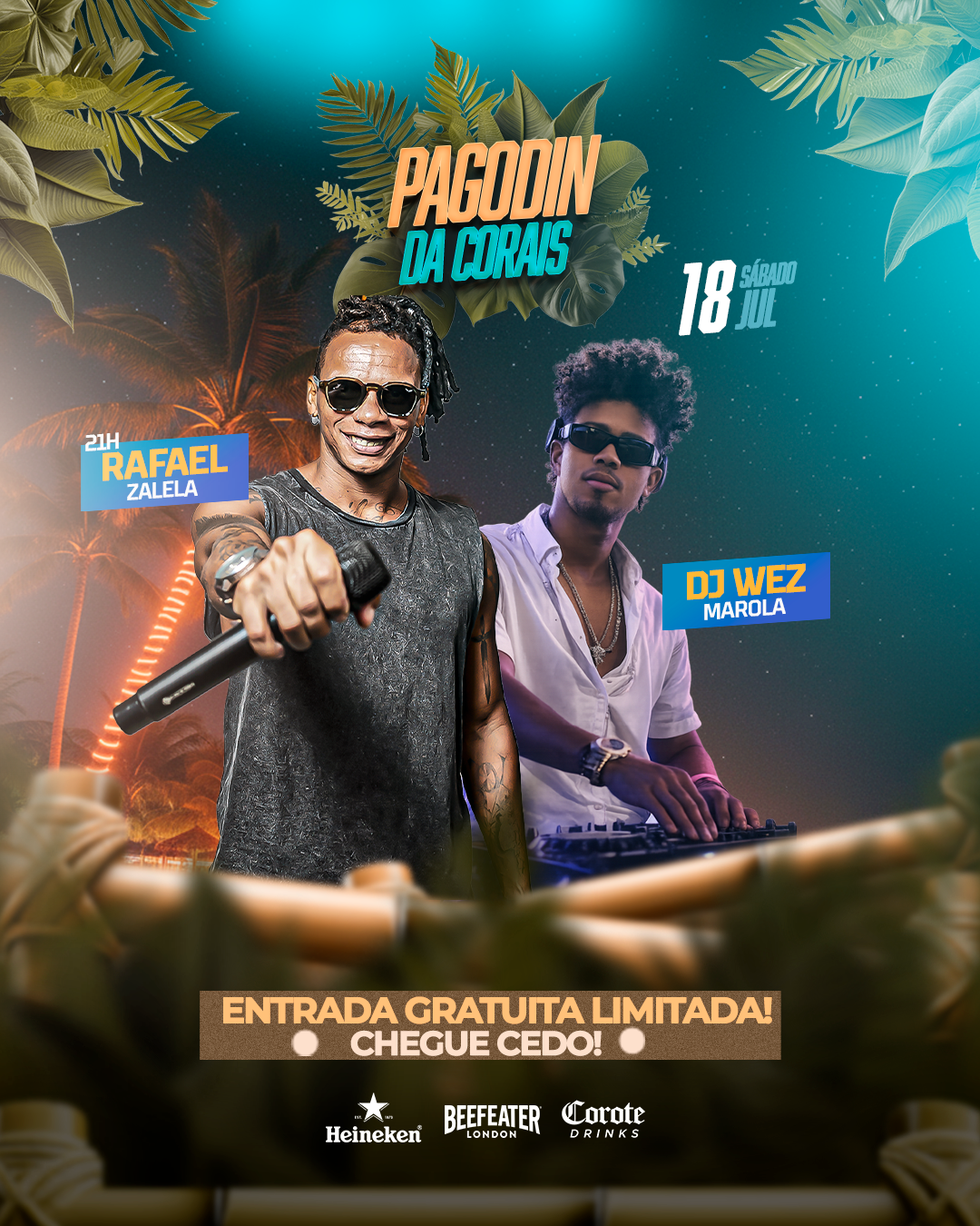 Pagodin da Corais 18 de Julho